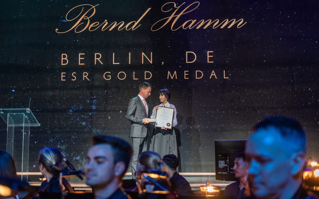 Bernd Hamm has been awarded gold medalist at ECR 2022